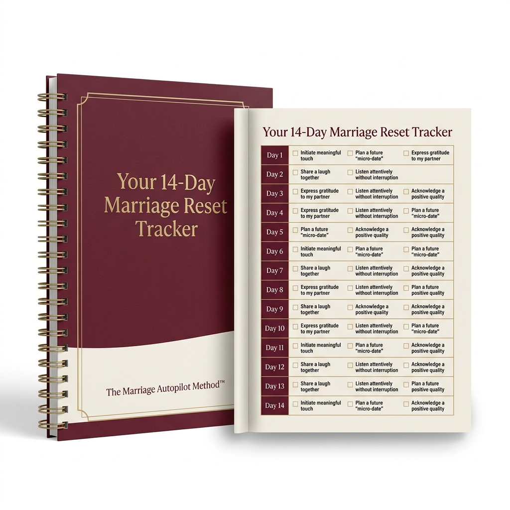 BONUS MOCKUP — Marriage Autopilot Check-In™ worksheet